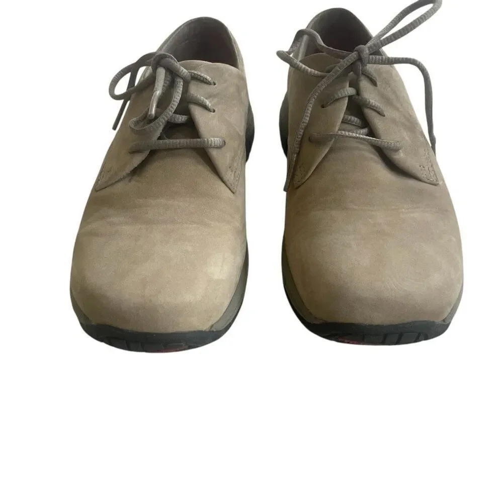 Merrell Tan Suede Leather Jungle Oxford Shoes Women’s Sz 6.5 Casual Tie Comfort